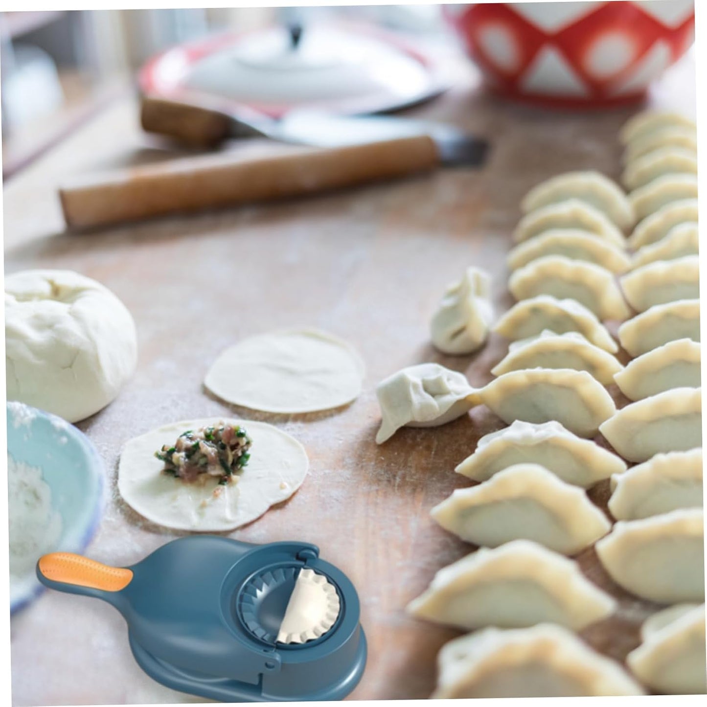 2-in-1 Dumpling Maker Multipurpose Kitchen Tool for Effortless Cooking