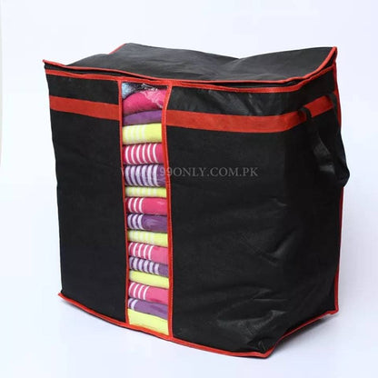 Large Storage Blanket Bag Organizer Cloth Storage Boxes For Wardrobe..