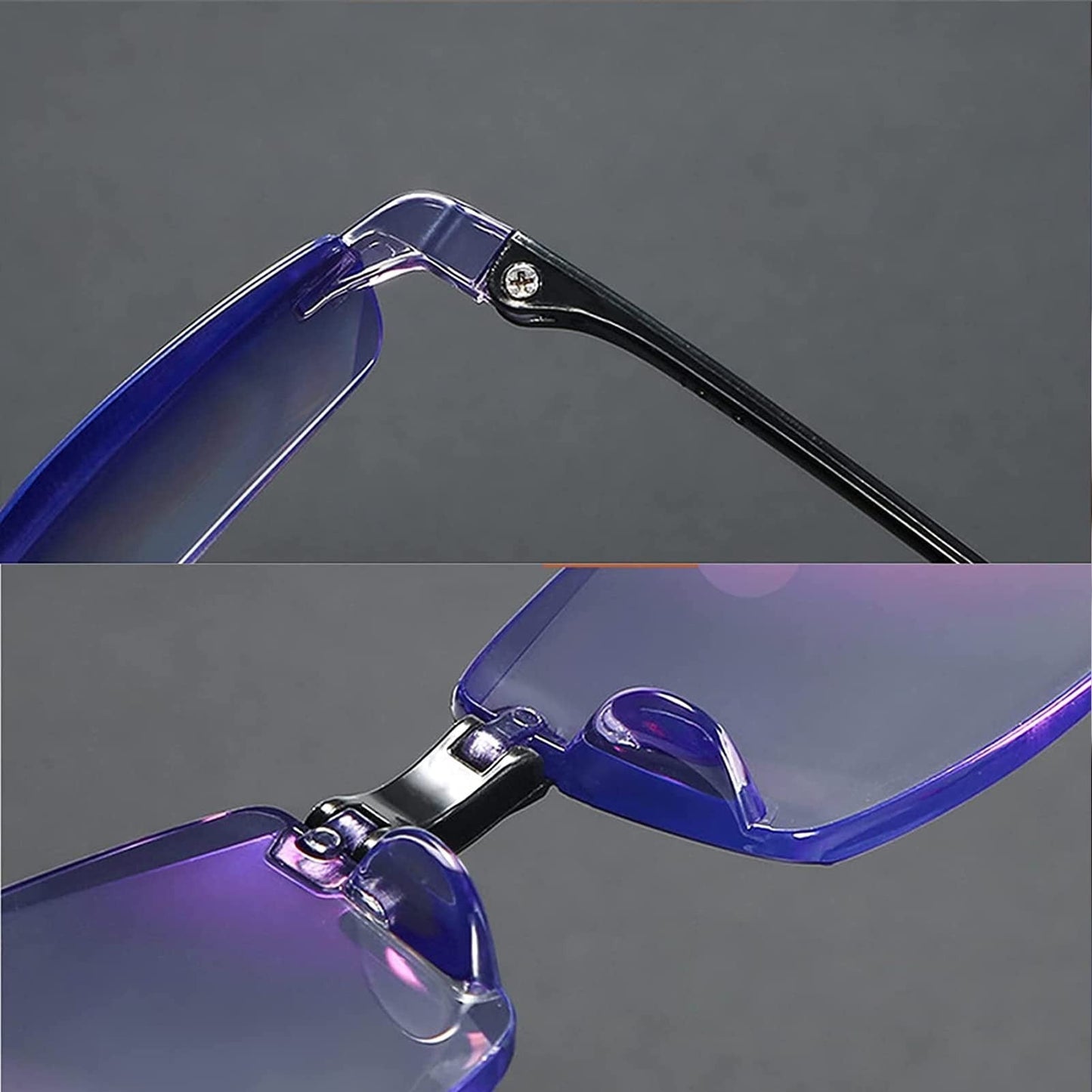 Smart Reading Glasses  Rimless Anti Blue Ray Reading Glasses Men Women