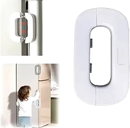 Multifunctional Fridge Door Drawer Lock, Household Refrigerator Lock, Baby Security Cabinet Lock (2 Pieces)